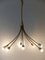 Lampadario Sputnik Mid-Century moderno a 8 luci, Germania, anni '50, Immagine 3