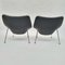Mid-Century Oyster Lounge Chairs by Pierre Paulin for Artifort, 1960s, Set of 2 9