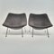 Mid-Century Oyster Lounge Chairs by Pierre Paulin for Artifort, 1960s, Set of 2 3