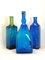 Large Mid-Century Hand Made Glass Bottle by Karol Holosko for Lednice Straight, 1970s 7