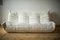 White Bouclette Togo Corner Chair, 2- and 3-Seat Sofa by Michel Ducaroy for Ligne Roset, Set of 3, Image 3