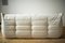 White Bouclette Togo Corner Chair, 2- and 3-Seat Sofa by Michel Ducaroy for Ligne Roset, Set of 3, Image 2