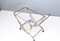 Mid-Century Brass Serving Cart With Glass Shelves, Italy 7