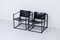 Post-Modern Leather and Steel Lounge Chairs by Radboud Van Beekum for Pastoe, Set of 2 6