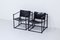 Post-Modern Leather and Steel Lounge Chairs by Radboud Van Beekum for Pastoe, Set of 2, Image 6