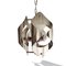 Mid-Century Modern Italian Chromed Hanging Lamp in the Style of Mazzega, 1960s, Image 3