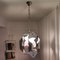 Mid-Century Modern Italian Chromed Hanging Lamp in the Style of Mazzega, 1960s 4