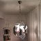 Mid-Century Modern Italian Chromed Hanging Lamp in the Style of Mazzega, 1960s, Image 4