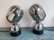 Space Age Italian Metal Chrome Lamps from Reggiani, 1970s, Set of 2, Image 1