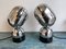 Space Age Italian Metal Chrome Lamps from Reggiani, 1970s, Set of 2 6