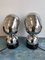 Space Age Italian Metal Chrome Lamps from Reggiani, 1970s, Set of 2 5