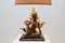 Lampe de Bureau Bouddha en Bronze Doré 4