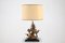 Gilded Bronze Seated Buddha Table Lamp, Image 1