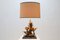 Gilded Bronze Seated Buddha Table Lamp, Image 2