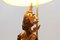 Vergoldete Bronze Sitzende Buddha Tischlampe 15