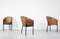 Italienische Costes Esszimmerstühle aus emailliertem Stahl & Schichtholz von Philippe Starck für Driade, 1980er, 4er Set 7