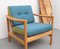 Blue and Apple Green Armchair, 1960s 5