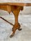 Table Console Mid-Century en Noyer avec Pieds Griffes en Bronze avec Deux Tiroirs et Roulettes 3