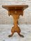 Mid-20th Century Winged Console Table in Walnut with Claw Feet in Bronze with Two Drawers and Wheels, Image 5