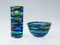 Blown Vase and Bowl in Murano Glass by Angelo Ballarin, Set of 2 1
