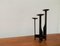 Mid-Century Brutalist Wrought Iron Candle Holder 9