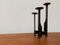 Mid-Century Brutalist Wrought Iron Candle Holder 10