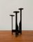 Mid-Century Brutalist Wrought Iron Candle Holder 26