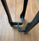Mid-Century Brutalist Wrought Iron Candle Holder 3