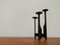 Mid-Century Brutalist Wrought Iron Candle Holder 1