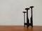 Mid-Century Brutalist Wrought Iron Candle Holder, Image 1