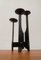 Mid-Century Brutalist Wrought Iron Candle Holder 24
