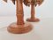 Französische Mid-Century Tischlampen aus Holz mit Strohgeflecht, 1960er, 2er Set 7