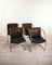 Vintage Lens Chairs by Giovanni Offredi for Saporiti, 1960s, Set of 4 1