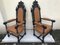 Antique Renaissance 19th Century Throne Chairs, Set of 2, Image 1