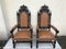 Antique Renaissance 19th Century Throne Chairs, Set of 2 16