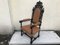 Antique Renaissance 19th Century Throne Chairs 6