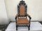 Antique Renaissance 19th Century Throne Chairs 1