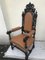 Antique Renaissance 19th Century Throne Chairs, Image 21