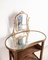 Vintage Wooden Brass & Glass Dressing Table, 1950s, Image 4