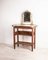 Vintage Wooden Brass & Glass Dressing Table, 1950s, Image 2