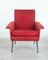 Vintage Red Fabric Armchair, 1970s 2