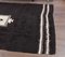 Handgefertigter türkischer Oushak Teppich aus schwarzer Wolle 4