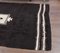 Turkish Handmade Black Wool Oushak Area Rug, Image 4