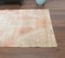 Turkish Handmade Wool Oushak Rug in Faded Orange 8