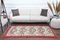 Tapis Oushak Artisanal en Laine Beige 2