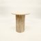 Mid-Century Italian Travertine Side Table, 1980s 5