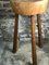 Oak Tripod Pedestal Side Table in the Style of Marolles 7
