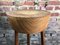 Oak Tripod Pedestal Side Table in the Style of Marolles 6