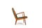 Modell AP16 Easychair aus Eiche von Hans J. Wegner, 1950er 3