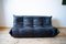 Black Leather 3-Seat Togo Sofa by Michel Ducaroy for Ligne Roset, Image 5